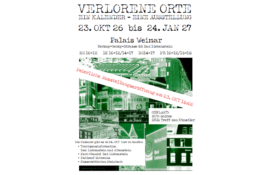 Bild zur Veranstaltung: Ausstellungseröffnung "Verlorene Orte"